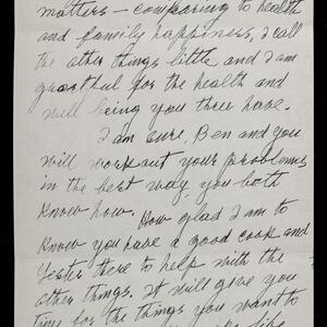 a page of handwritten text
