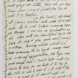 a page of handwritten text