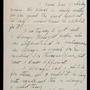 a page of handwritten text