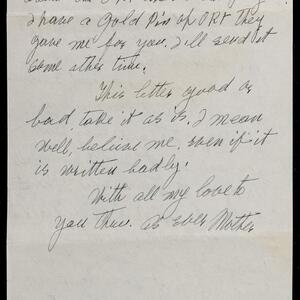 a page of handwritten text
