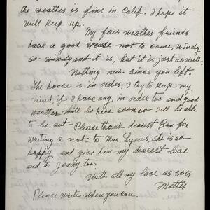 a page of handwritten text
