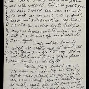 a page of handwritten text