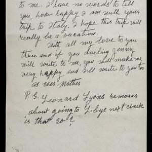 a page of handwritten text