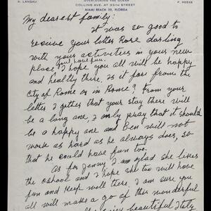 a page of handwritten text