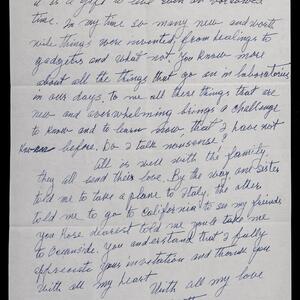 a page of handwritten text