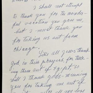 a page of handwritten text