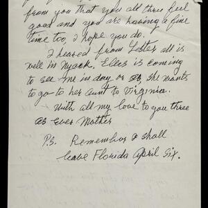 a page of handwritten text