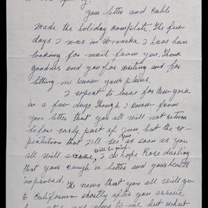 a page of handwritten text