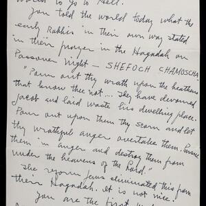a page of handwritten text