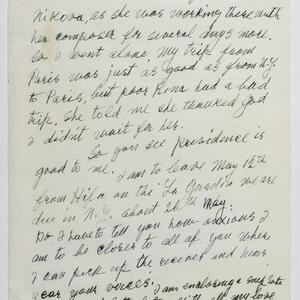 a page of handwritten text