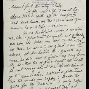 a page of handwritten text
