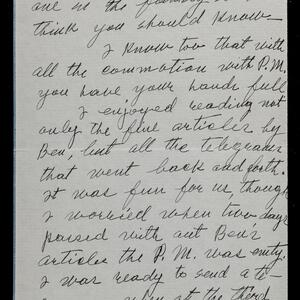 a page of handwritten text
