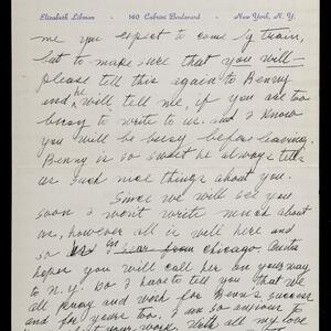 a page of handwritten text
