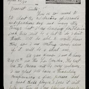 a page of handwritten text