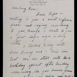 a page of handwritten text