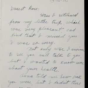 a page of handwritten text