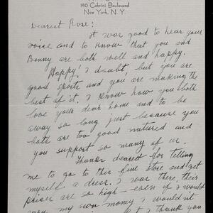 a page of handwritten text