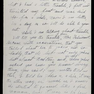 a page of handwritten text