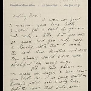 a page of handwritten text