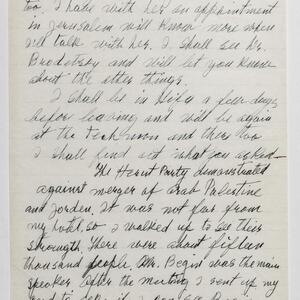 a page of handwritten text