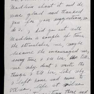 a page of handwritten text