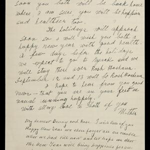 a page of handwritten text