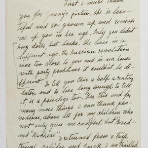 a page of handwritten text