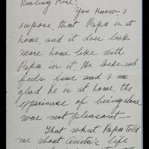 a page of handwritten text