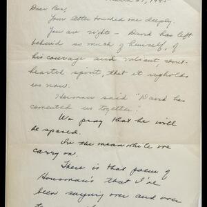 a page of handwritten text