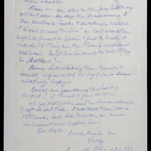 a page of handwritten text