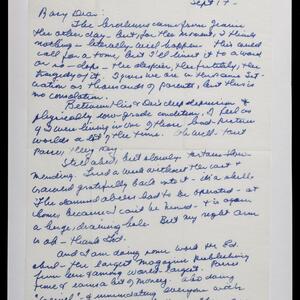 a page of handwritten text