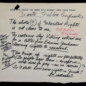 a page of handwritten text