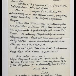 a page of handwritten text