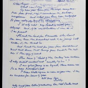a page of handwritten text