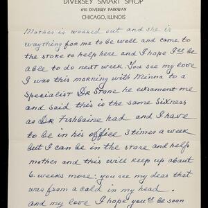 a page of handwritten text
