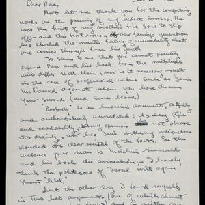 a page of handwritten text