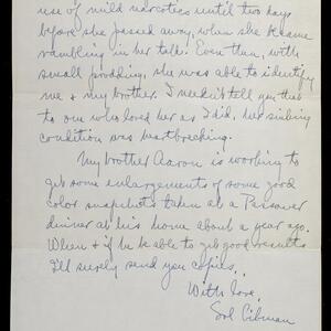 a page of handwritten text