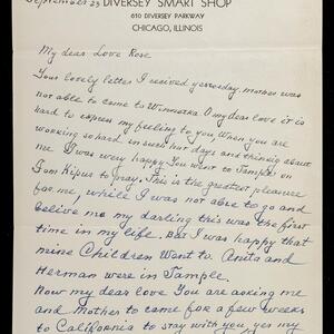 a page of handwritten text