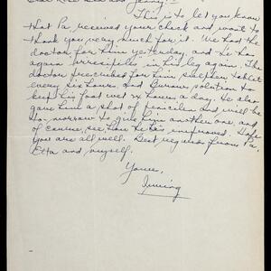 a page of handwritten text