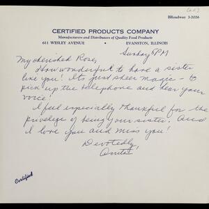 a page of handwritten text