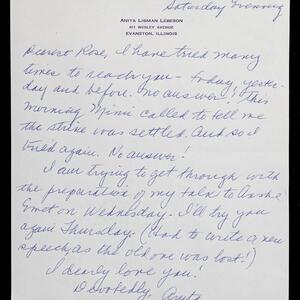 a page of handwritten text