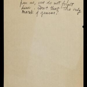 a page of handwritten text