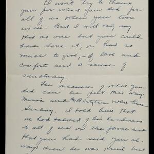 a page of handwritten text