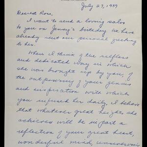 a page of handwritten text