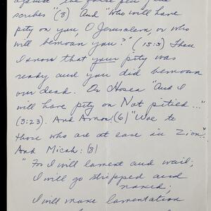 a page of handwritten text