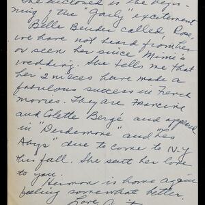 a page of handwritten text