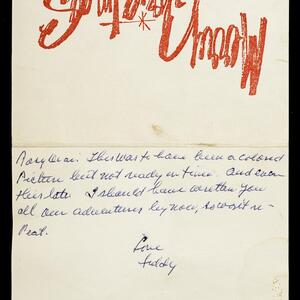 a page of handwritten text