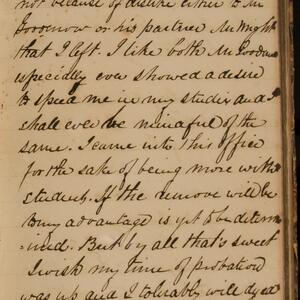 a page of handwritten text