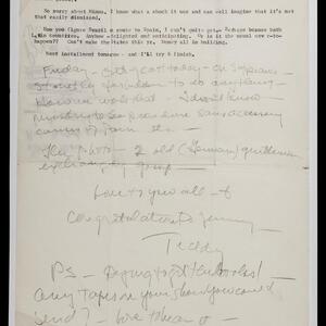 a page of handwritten text