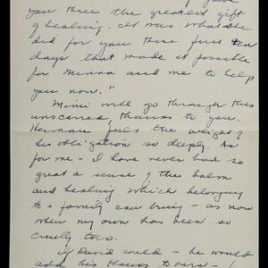 a page of handwritten text